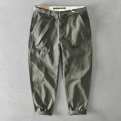 Men’s Drawstring Utility Shorts | Relaxed Fit Twill Shorts | Everyday Streetwear Bottoms