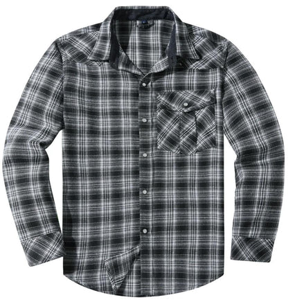 Men’s Flannel Plaid Shirt | Button-Up | Casual Layering Essential