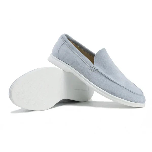 Men’s Suede Slip-On Loafers | Lightweight Sole | Casual Smart Summer Footwear