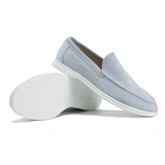 Men’s Suede Slip-On Loafers | Lightweight Sole | Casual Smart Summer Footwear
