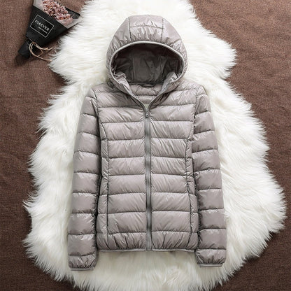 Lightweight Hooded Puffer Jacket | Quilted Insulation | Packable Warmth