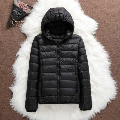 Lightweight Hooded Puffer Jacket | Quilted Insulation | Packable Warmth