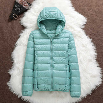 Lightweight Hooded Puffer Jacket | Quilted Insulation | Packable Warmth