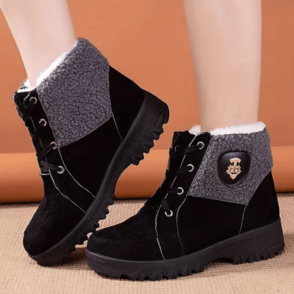 Women’s Winter Ankle Boots | Warm Fur Lining & Anti-Slip Sole | Casual Comfort