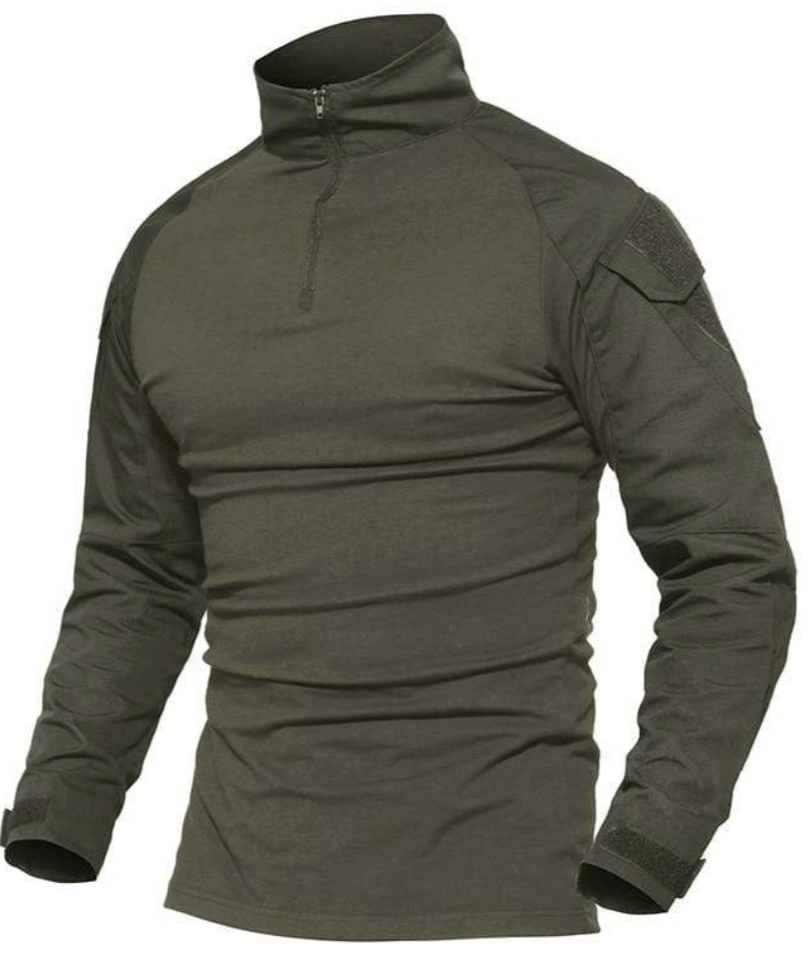 Men’s Tactical Quarter-Zip Pullover | Lightweight Training Top | Outdoor Activewear
