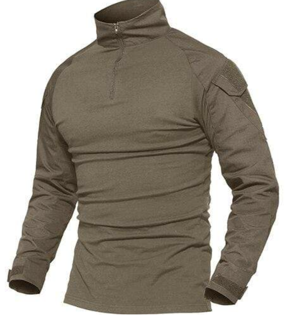 Men’s Tactical Quarter-Zip Pullover | Lightweight Training Top | Outdoor Activewear