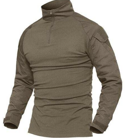 Men’s Tactical Quarter-Zip Pullover | Lightweight Training Top | Outdoor Activewear