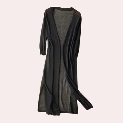 Lightweight Drape Cardigan | Open-Front Design | Soft Modal Blend | Elegant Everyday Layer