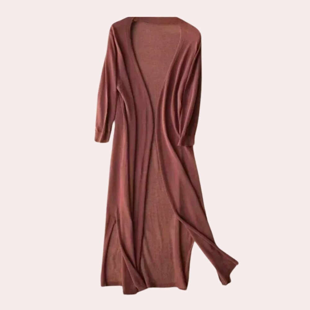 Lightweight Drape Cardigan | Open-Front Design | Soft Modal Blend | Elegant Everyday Layer