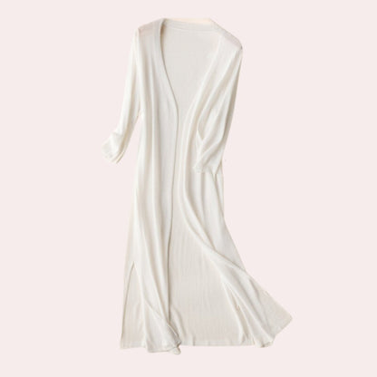 Lightweight Drape Cardigan | Open-Front Design | Soft Modal Blend | Elegant Everyday Layer