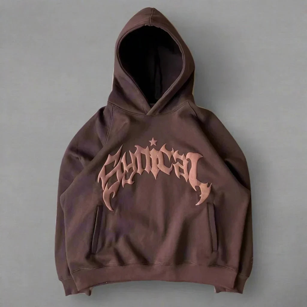 Men’s “Cynical” Graphic Hoodie | Oversized Streetwear Pullover | Urban Cotton Blend