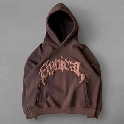 Men’s “Cynical” Graphic Hoodie | Oversized Streetwear Pullover | Urban Cotton Blend