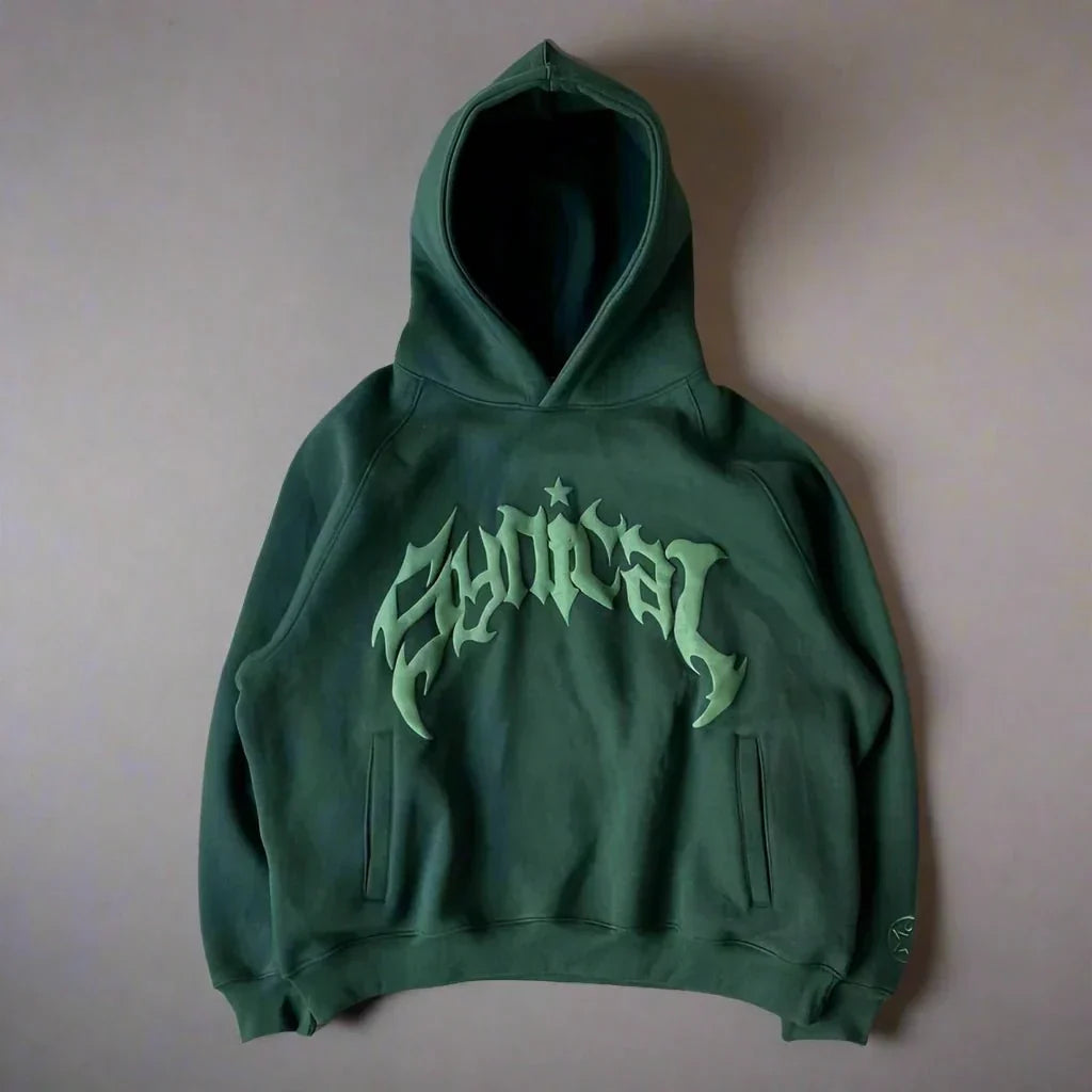 Men’s “Cynical” Graphic Hoodie | Oversized Streetwear Pullover | Urban Cotton Blend