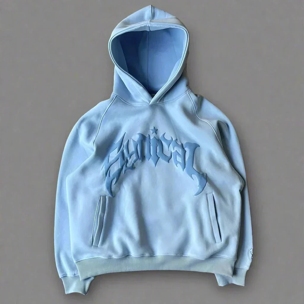 Men’s “Cynical” Graphic Hoodie | Oversized Streetwear Pullover | Urban Cotton Blend