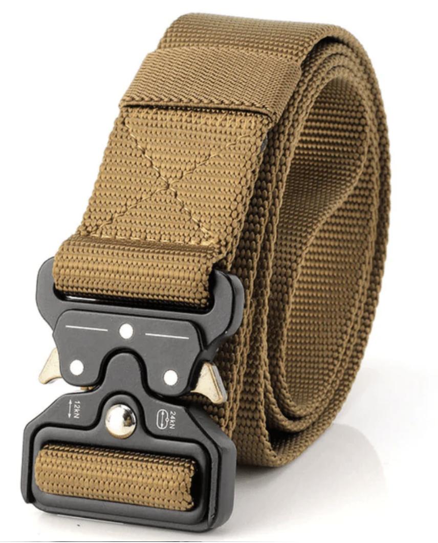 Men’s Tactical Belt | Heavy-Duty Nylon Webbing | Adjustable Quick-Release Buckle