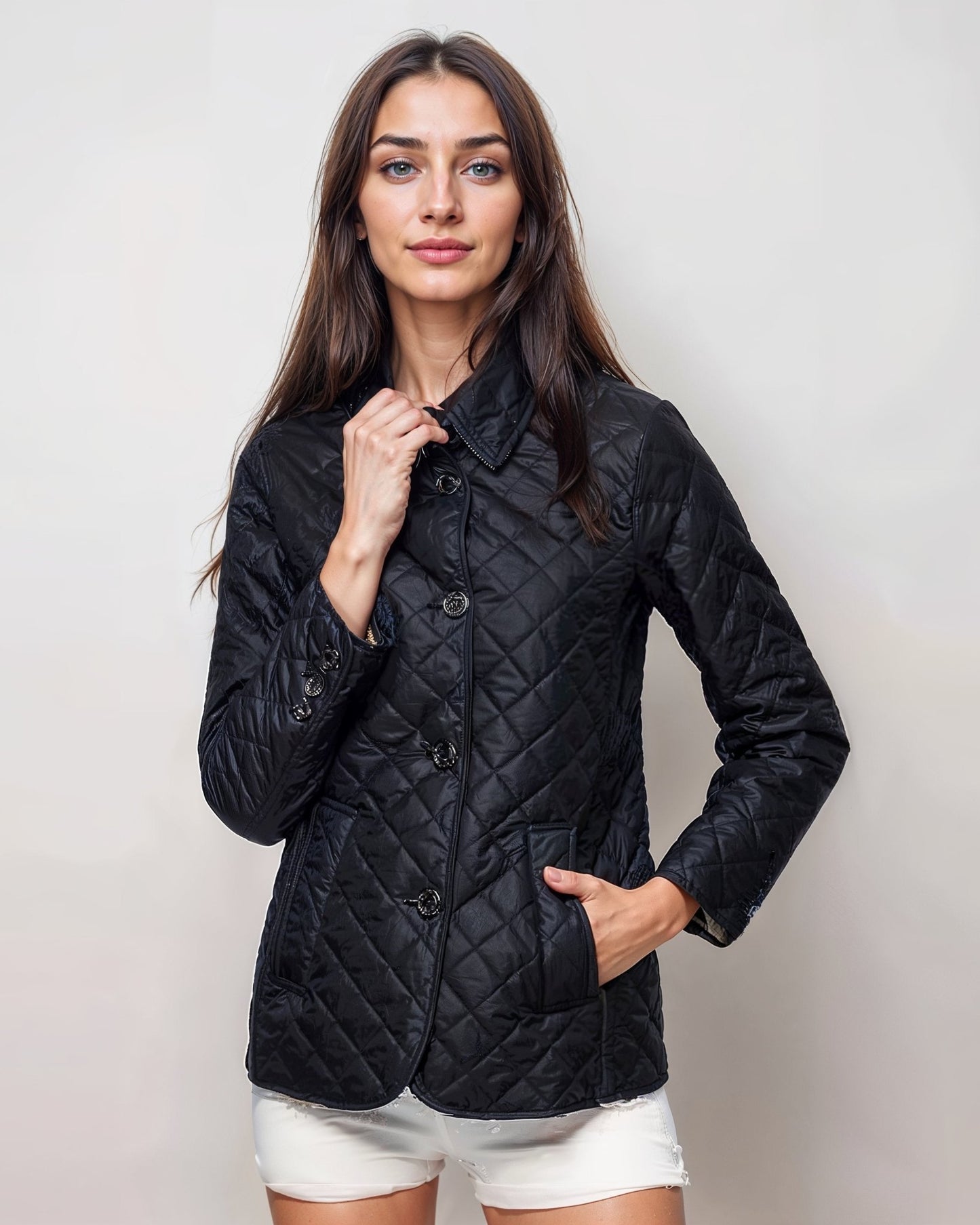 Quilted Lightweight Jacket | Tailored Fit | Transitional Layer