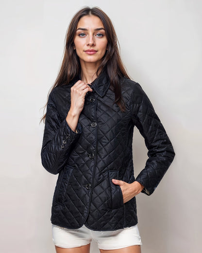 Quilted Lightweight Jacket | Tailored Fit | Transitional Layer