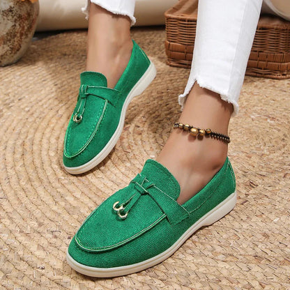 Slip-On Loafers | Textured Microsuede | Everyday Comfort Sole
