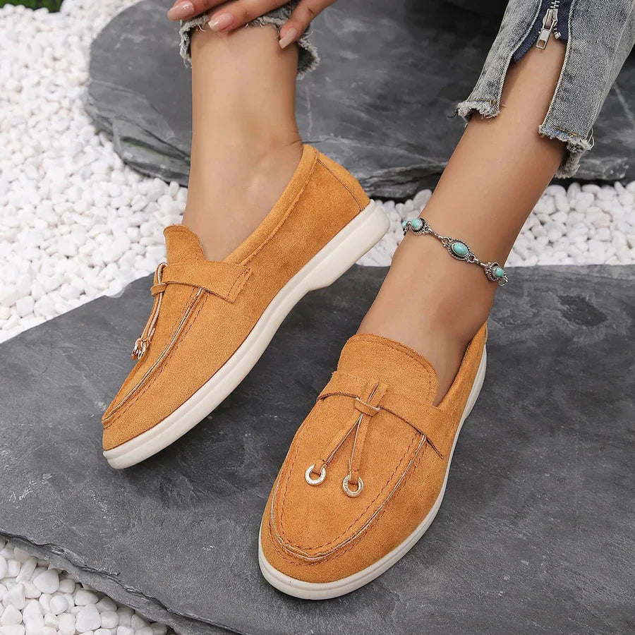 Slip-On Loafers | Textured Microsuede | Everyday Comfort Sole