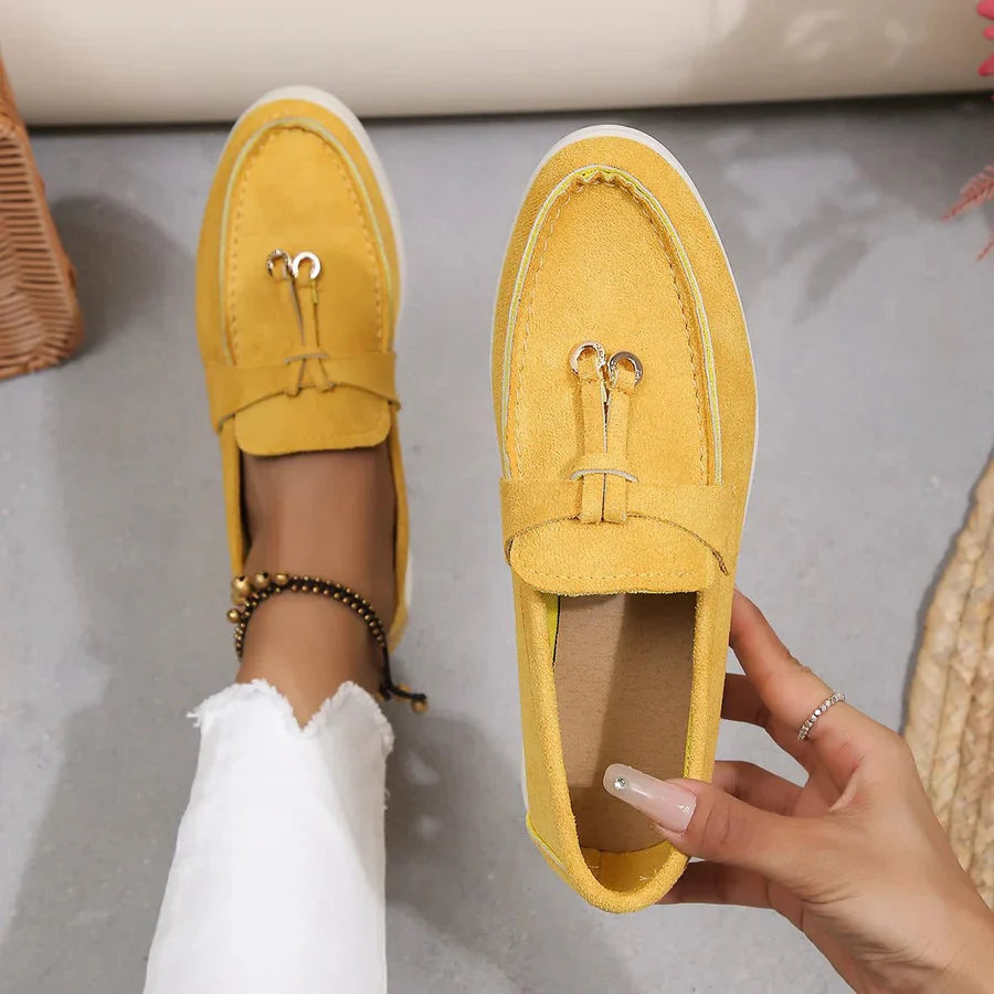 Slip-On Loafers | Textured Microsuede | Everyday Comfort Sole