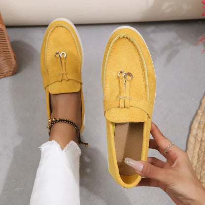 Slip-On Loafers | Textured Microsuede | Everyday Comfort Sole