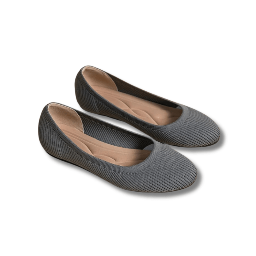 Stretch Knit Ballet Flats | Cushioned Everyday Slip-On | Lightweight Comfort Shoes Canada