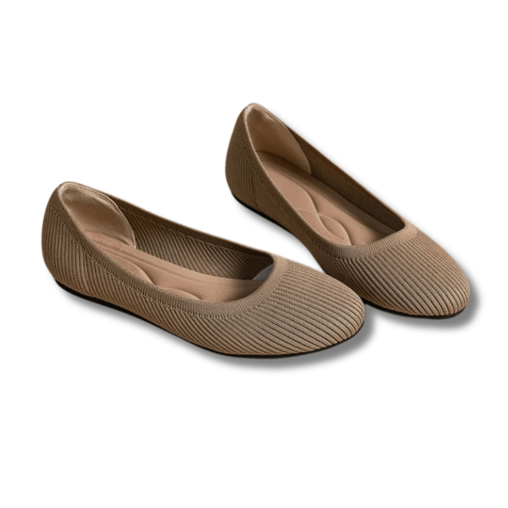 Stretch Knit Ballet Flats | Cushioned Everyday Slip-On | Lightweight Comfort Shoes Canada