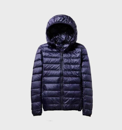Lightweight Hooded Puffer Jacket | Packable Design | Winter Warmth | Casual Everyday Wear