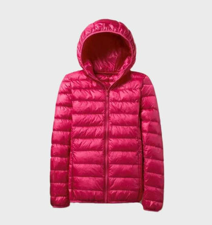 Lightweight Hooded Puffer Jacket | Packable Design | Winter Warmth | Casual Everyday Wear