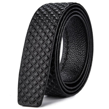 Men’s Textured Leather Belt | Automatic Buckle | Everyday Formal Accessory