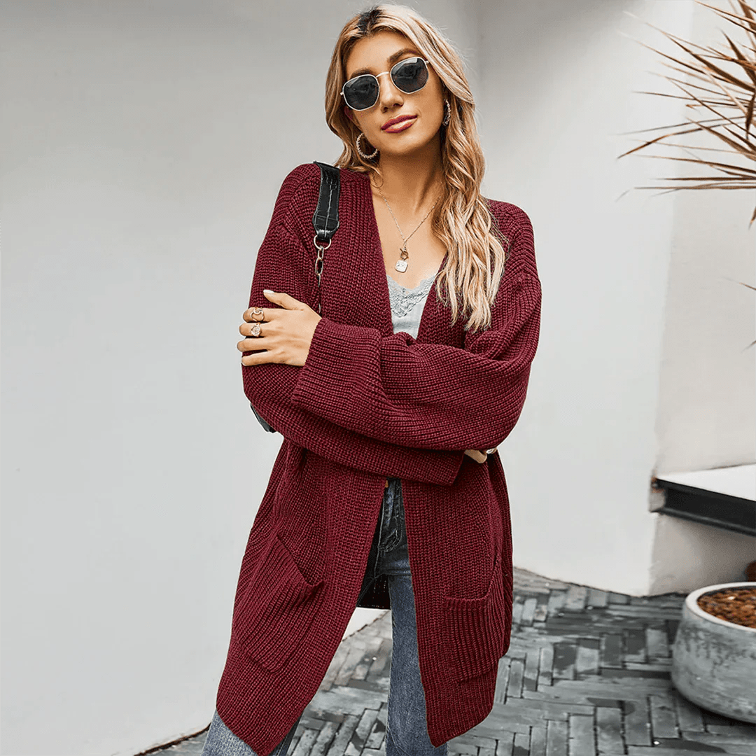 Open-Front Knit Cardigan | Soft & Cozy | Versatile Layering Piece | Casual Wear