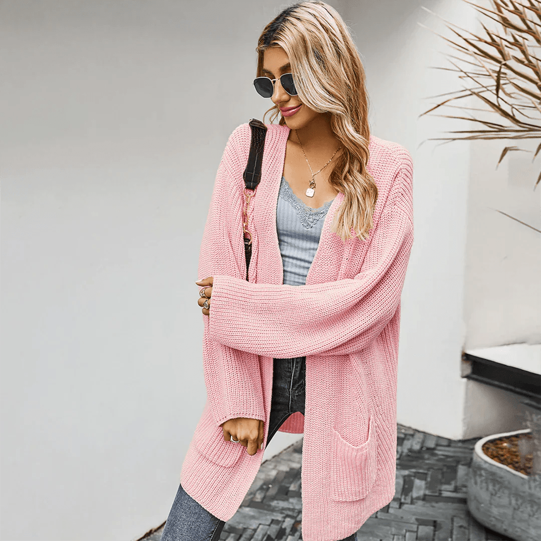 Open-Front Knit Cardigan | Soft & Cozy | Versatile Layering Piece | Casual Wear