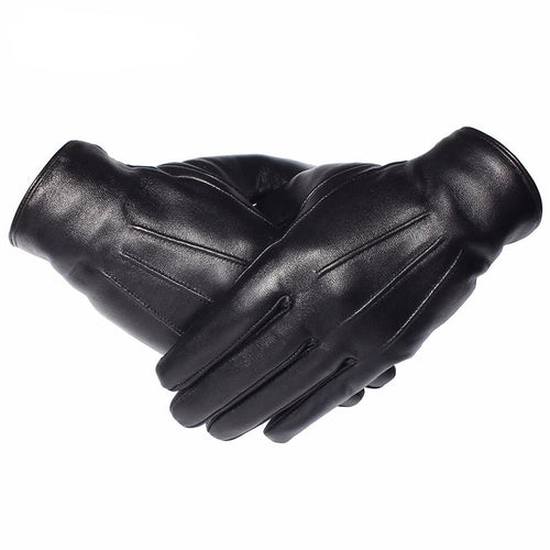 Genuine Leather Lined Gloves | Men’s Winter Driving Gloves