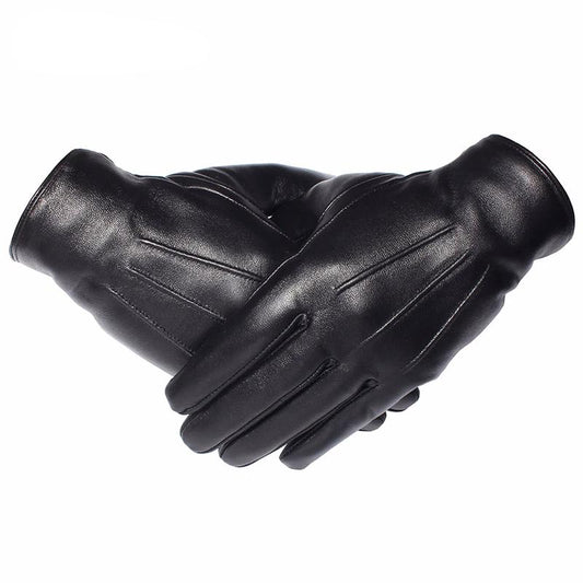Genuine Leather Lined Gloves | Men’s Winter Driving Gloves