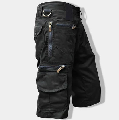 Men’s Utility Cargo Shorts | Multi-Pocket Outdoor Workwear | Durable Cotton Blend