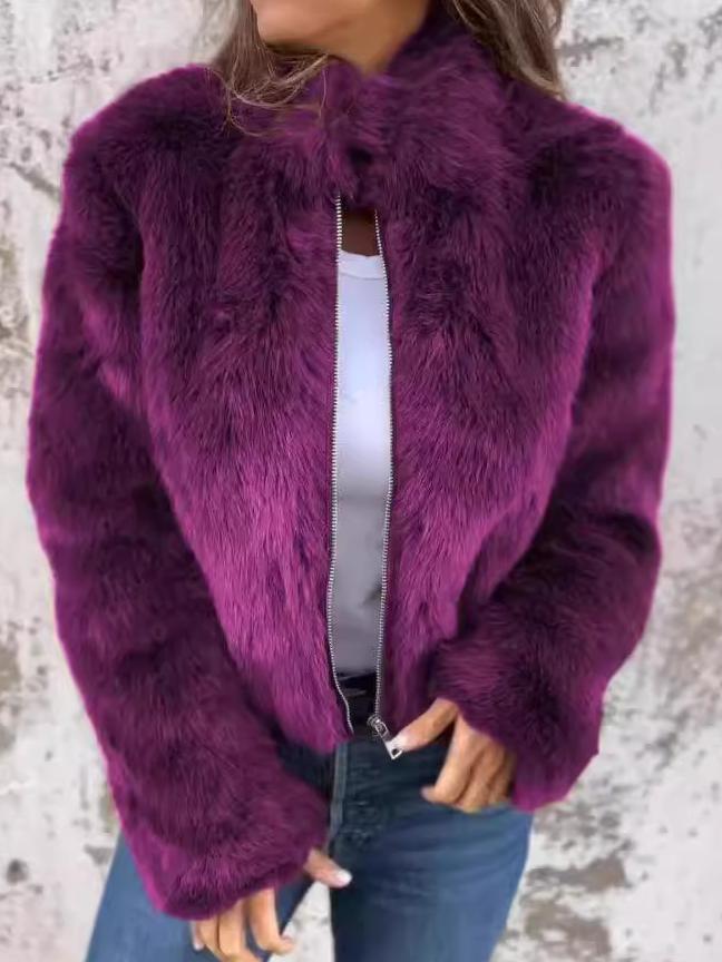 Plush Zip Jacket | Soft Touch | Cozy Cold-Season Layer