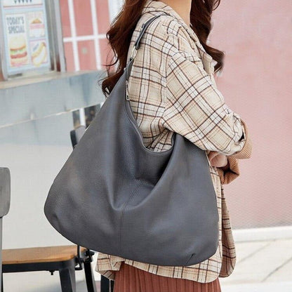 Oversized Shoulder Bag | Slouchy Hobo Shape | Soft Everyday Carryall