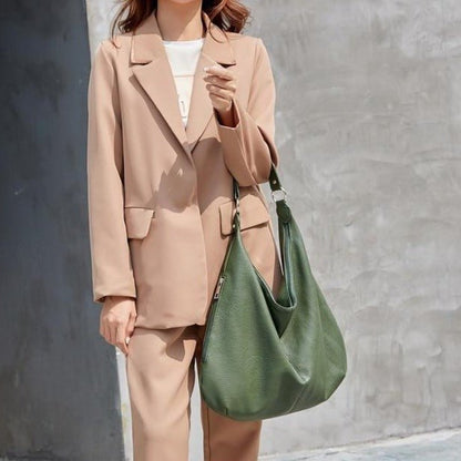 Oversized Shoulder Bag | Slouchy Hobo Shape | Soft Everyday Carryall