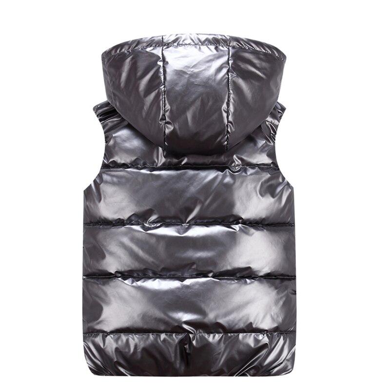 Hooded Puffer Vest | Glossy Finish | Lightweight Insulation