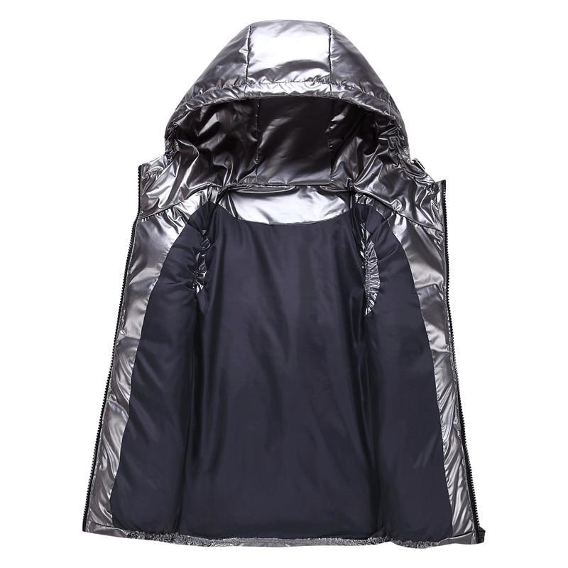 Hooded Puffer Vest | Glossy Finish | Lightweight Insulation