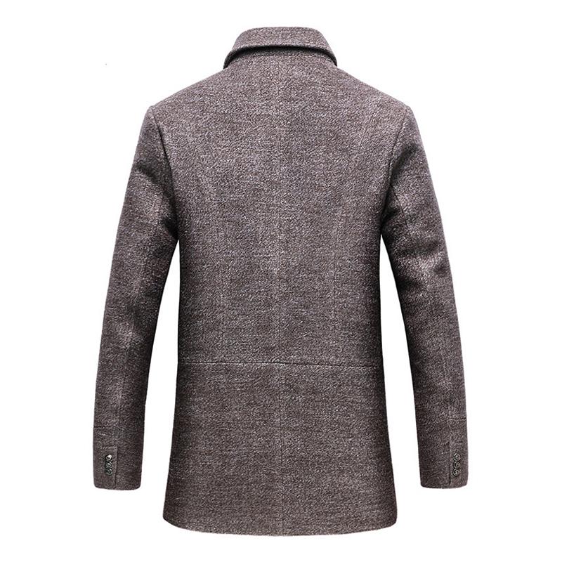 Wool Blend Overcoat | Structured Fit | Mid-Length Winter Layer