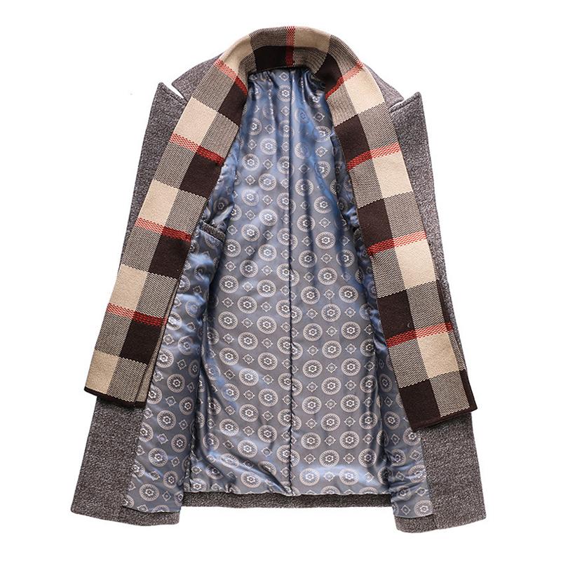 Wool Blend Overcoat | Structured Fit | Mid-Length Winter Layer