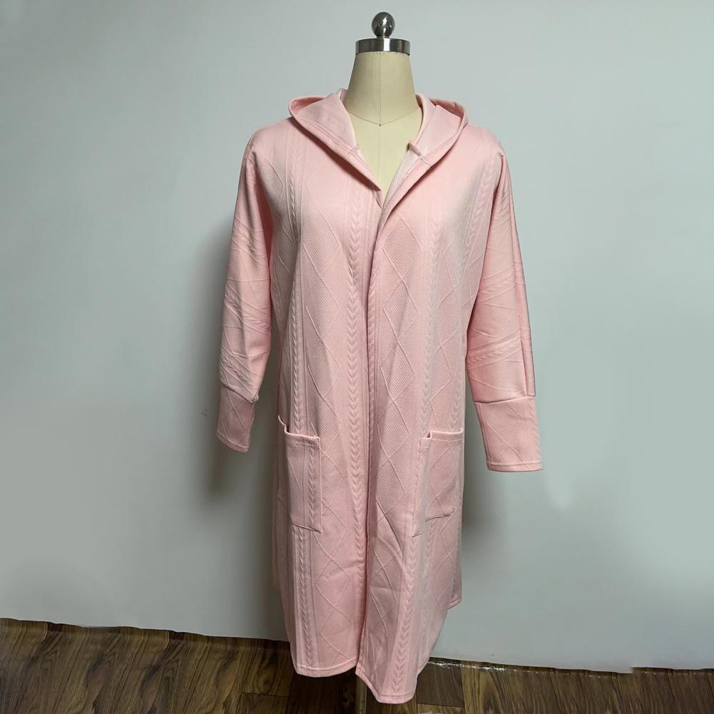 Hooded Longline Cardigan | Soft Knit Fabric | Cozy Layering Piece | Casual Fall Style