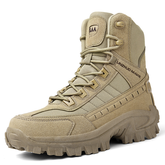 Men’s Tactical Combat Boots | Rugged High Ankle Design | All-Terrain Grip