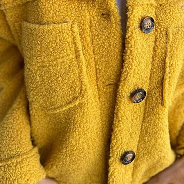 Cozy Button-Up Sherpa Jacket | Soft and Warm | Oversized Fit | Casual Wear
