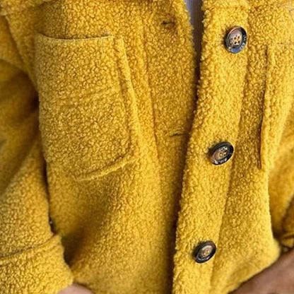 Cozy Button-Up Sherpa Jacket | Soft and Warm | Oversized Fit | Casual Wear