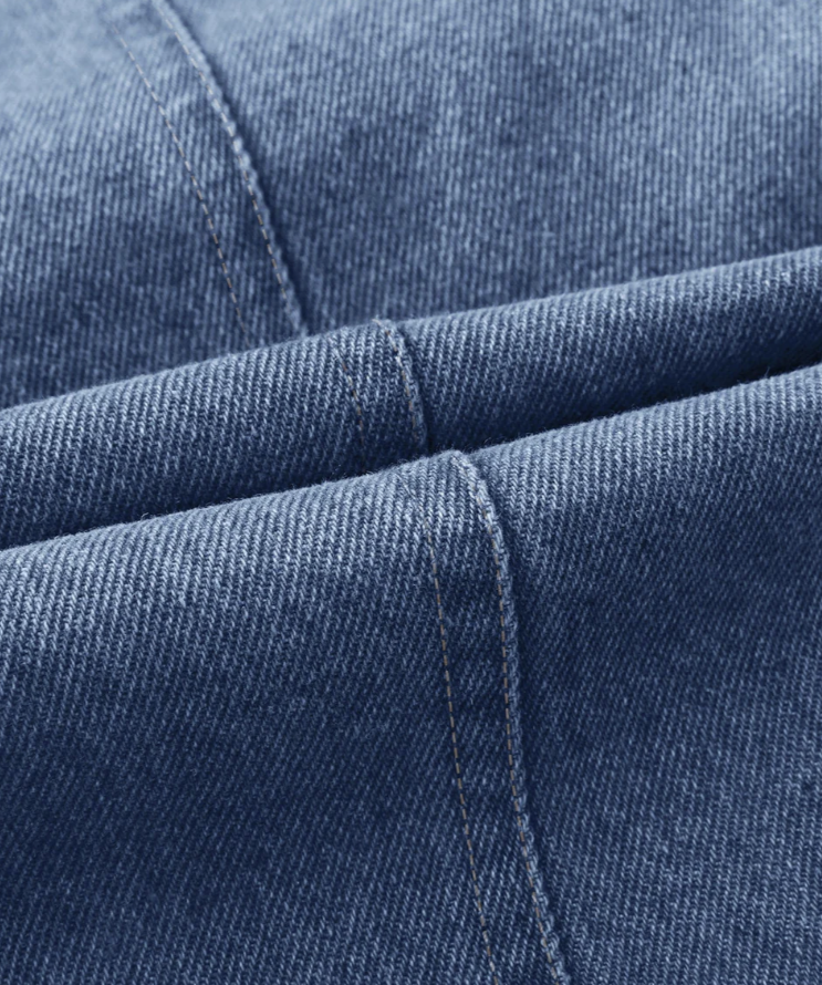 Sherpa-Lined Denim Jacket | Warm Flannel Interior | Classic Trucker Style