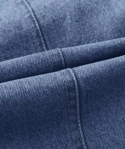 Sherpa-Lined Denim Jacket | Warm Flannel Interior | Classic Trucker Style