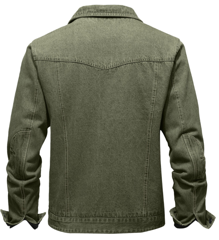 Sherpa-Lined Denim Jacket | Warm Flannel Interior | Classic Trucker Style