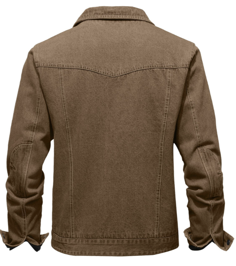 Sherpa-Lined Denim Jacket | Warm Flannel Interior | Classic Trucker Style